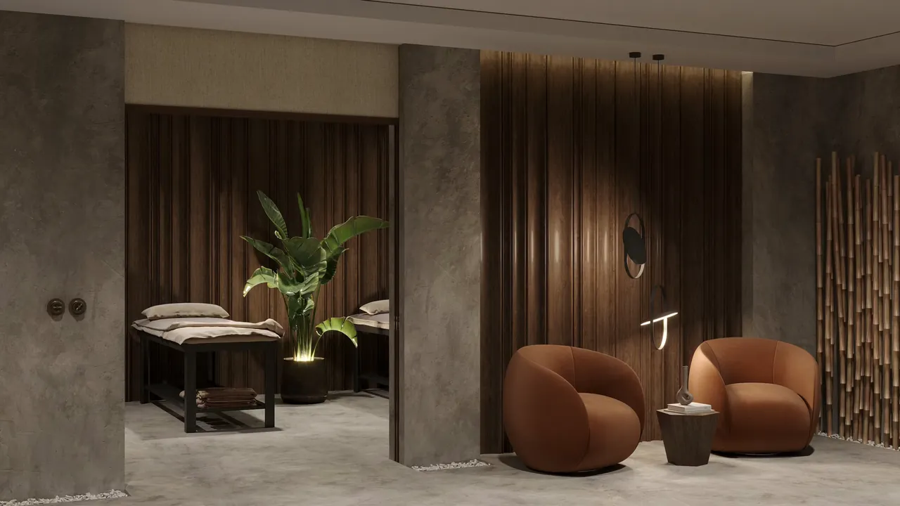 Warm, tranquil spa interior with a comfortable massage bed at ZOYA Daynight Out Spa Home Massage in Raipur